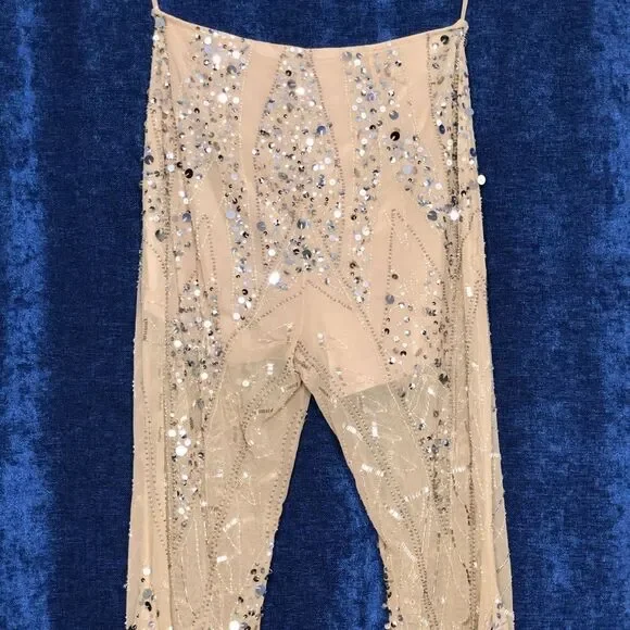 Free People Center Stage Embellished Flare Pants - Picture 8 of 10